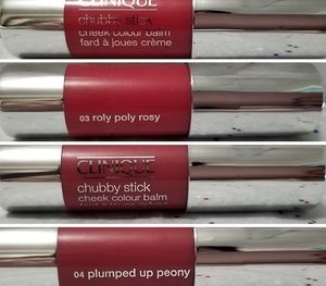 2 Chubby stick cheek color balms by Clinique